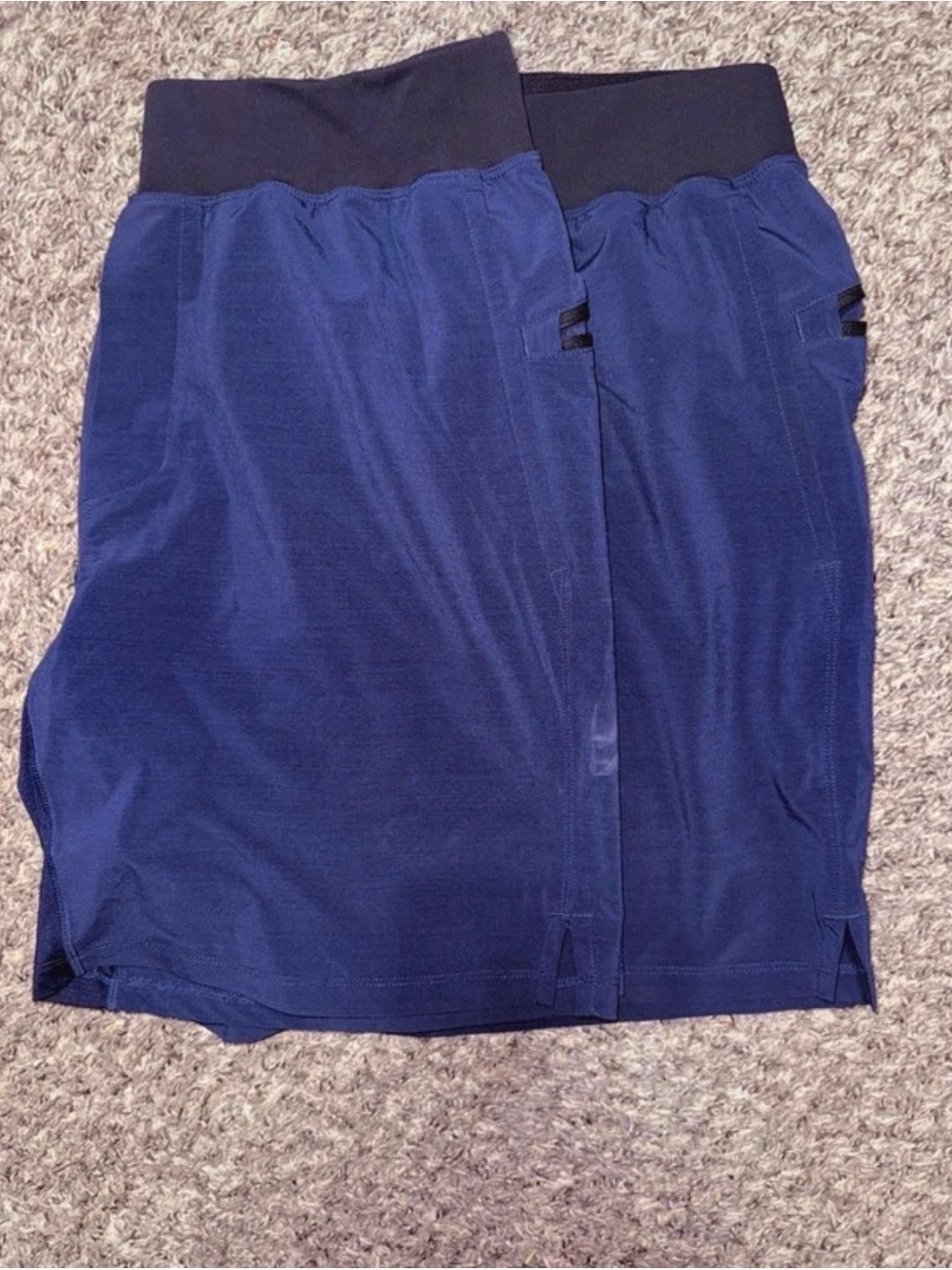 Fabletics Men’s The One Shorts 7” Navy Blue Athletic Running Gym Shorts Size M